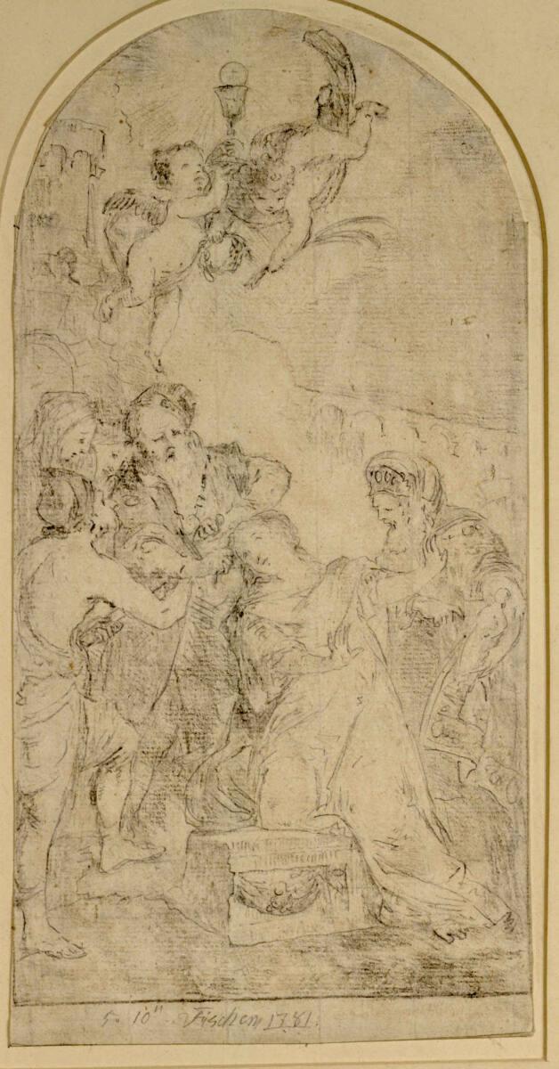 Vinzenz Fischer, Das Martyrium der hl. Barbara, Inv. Nr.: 30355