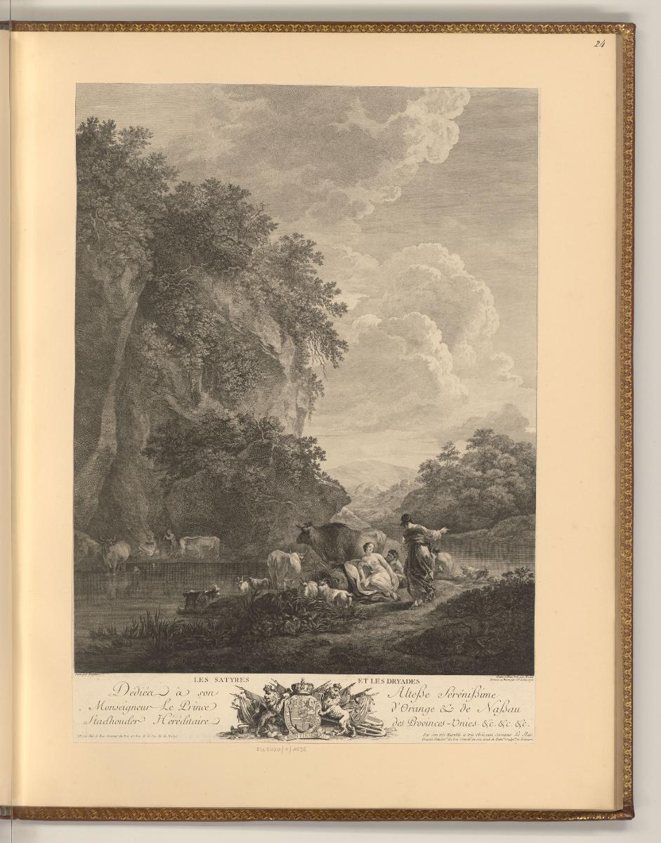 Nicolas Berghem. Vol. II., Satyrn und Dryaden, Inv. Nr.: Holland nach Sektionen II/62, H/II/62/…