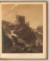 Nicolas Berghem. Vol. II., Hirten rasten bei einem Wasserfall nahe einer Burgruine, Inv. Nr.: H…