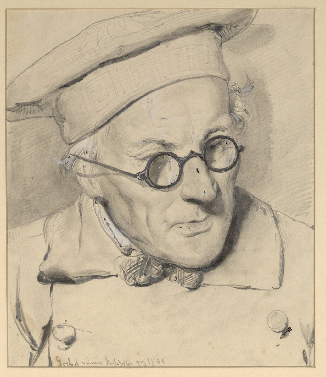 Brustbild Kliebers, Carl Goebel, 1844