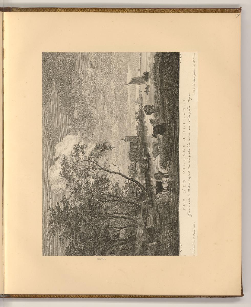 Salomon et Jakob Ruisdael. Reinier de Vries. Meindert Hobbema. Dekker. C. Dubois., Blick auf ei…