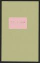 Anton Würth, Carnet 18_du jardinage 1, Carnet 18_du jardinage 2, Carnet 18_du jardinage 3, Carn…