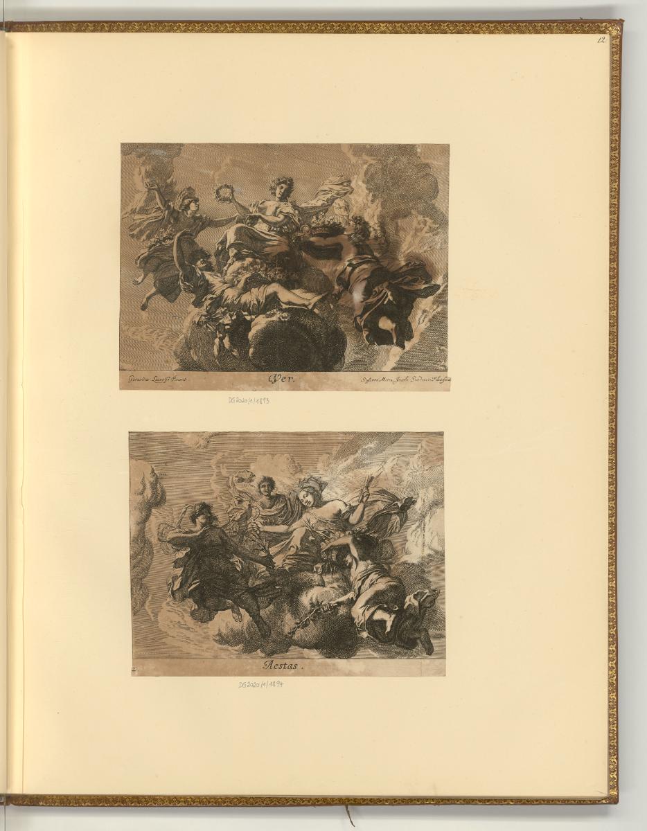 Gérard de Lairesse; Jean Glauber; Robert Duval; François Milet; Gérard Hoet, Ver; Aestas, Inv. …