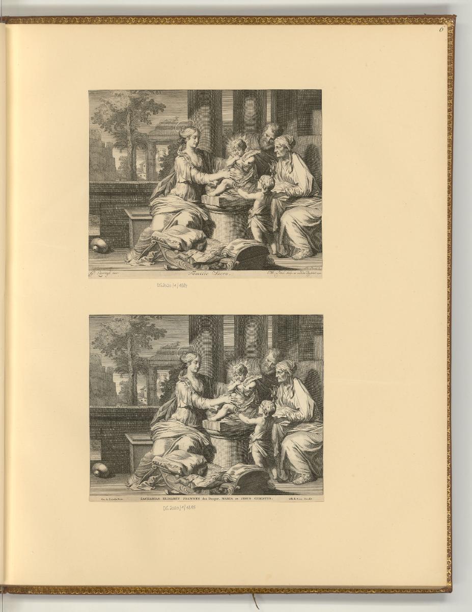 Gérard de Lairesse; Jean Glauber; Robert Duval; François Milet; Gérard Hoet, Heilige Familie mi…