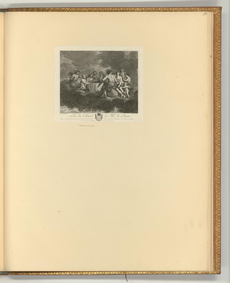 Gérard de Lairesse; Jean Glauber; Robert Duval; François Milet; Gérard Hoet, Die Götter des Oly…