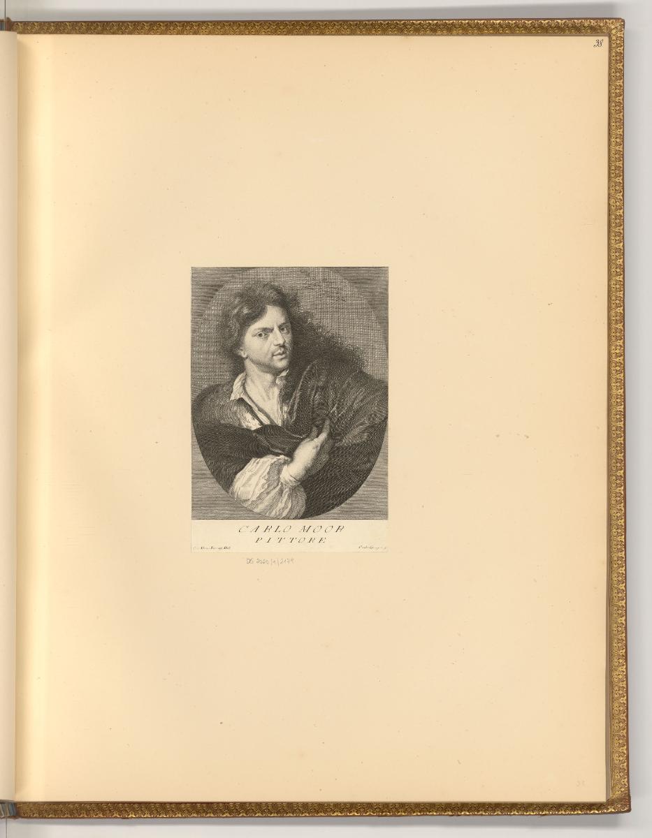 F. Monaville. R. Brakenburg. J. Verkolie. P. van Bloemen. et autres, Porträt Carel de Moor, Inv…