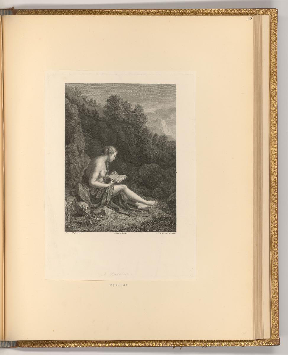 F. Monaville. R. Brakenburg. J. Verkolie. P. van Bloemen. et autres, Maria Magdalena in der Ein…