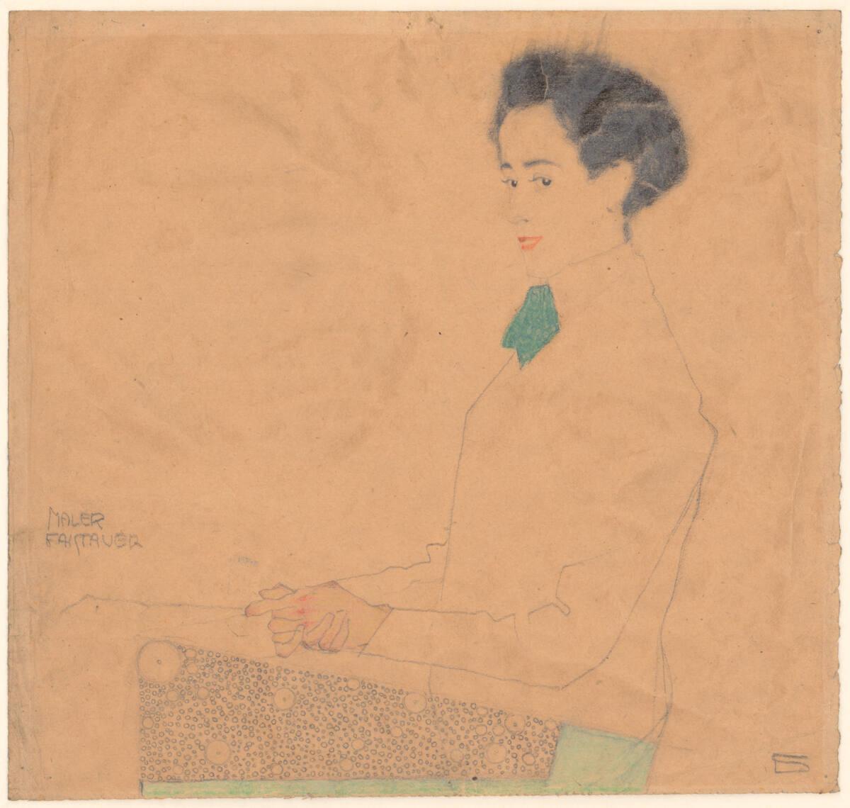 Egon Schiele, Bildnis des Malers Anton Faistauer, Inv. Nr.: 30538