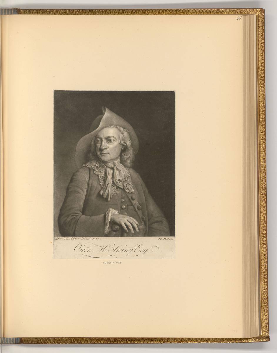 Cornelis Pronk. Jaques de Witt. Cornelis Troost. et autres, Porträt Owen McSwiny, Inv. Nr.: Hol…