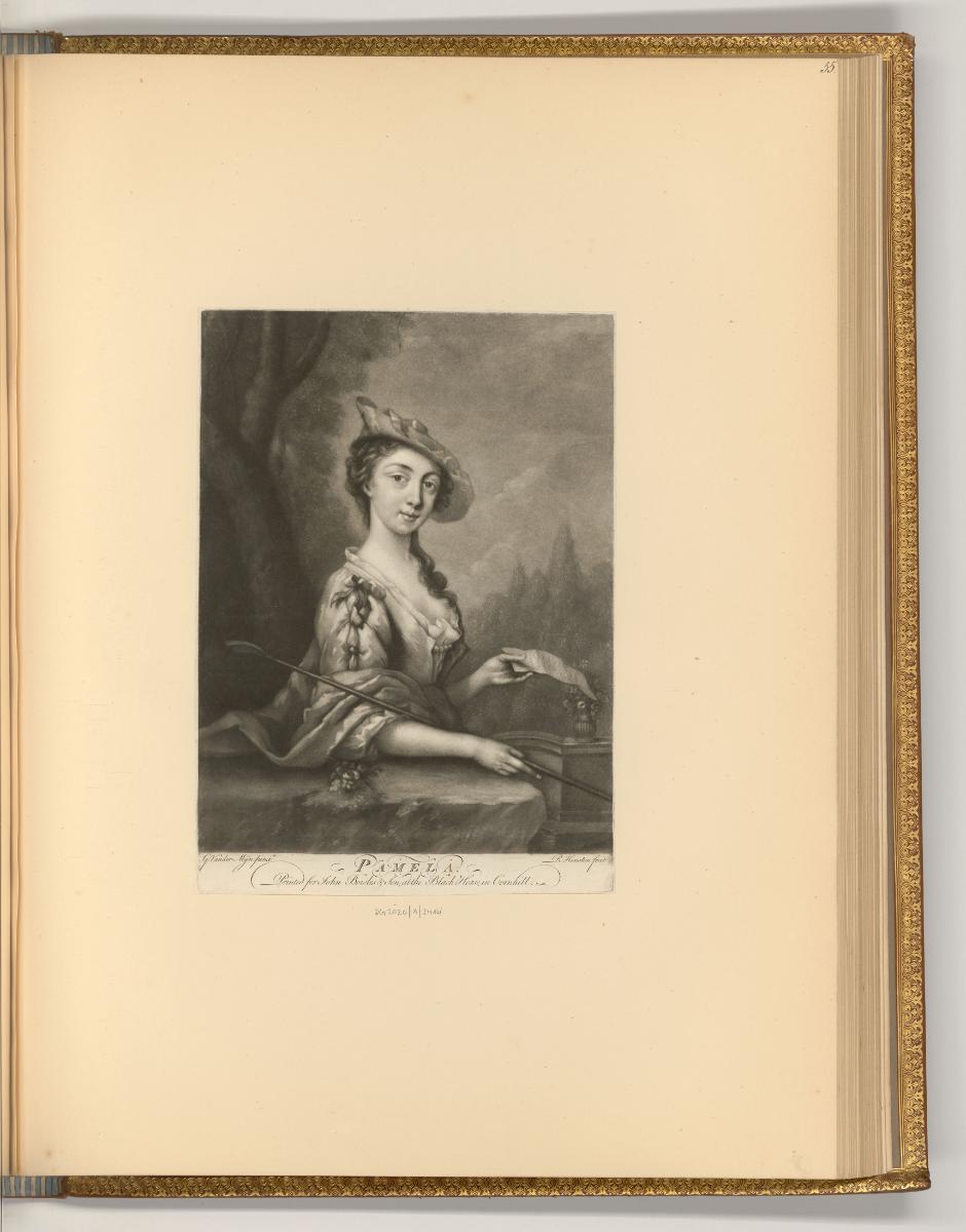 Cornelis Pronk. Jaques de Witt. Cornelis Troost. et autres, Pamela, eine junge Schäferin mit Hu…