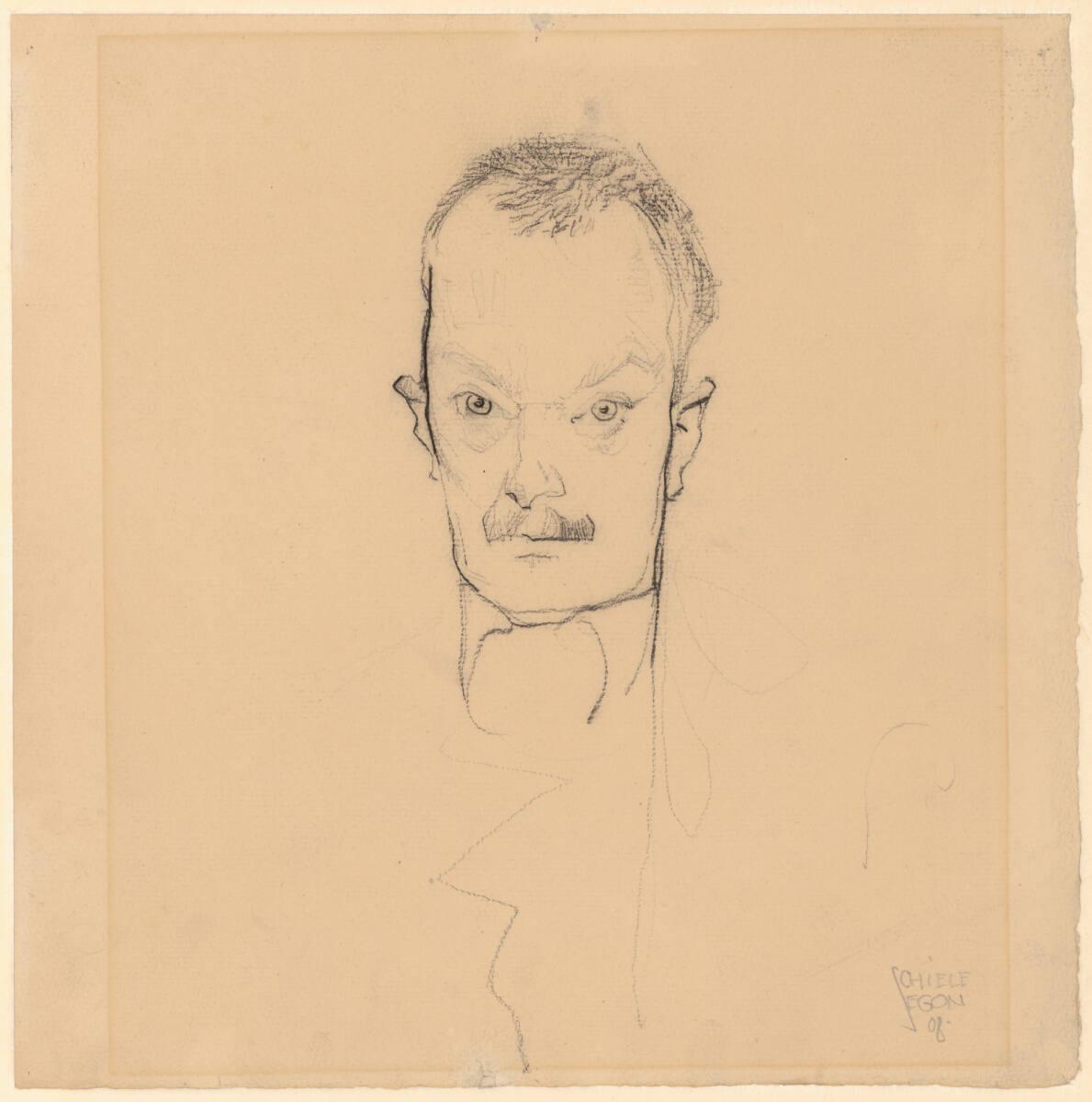 Egon Schiele, Arthur Roessler, Inv. Nr.: 30561