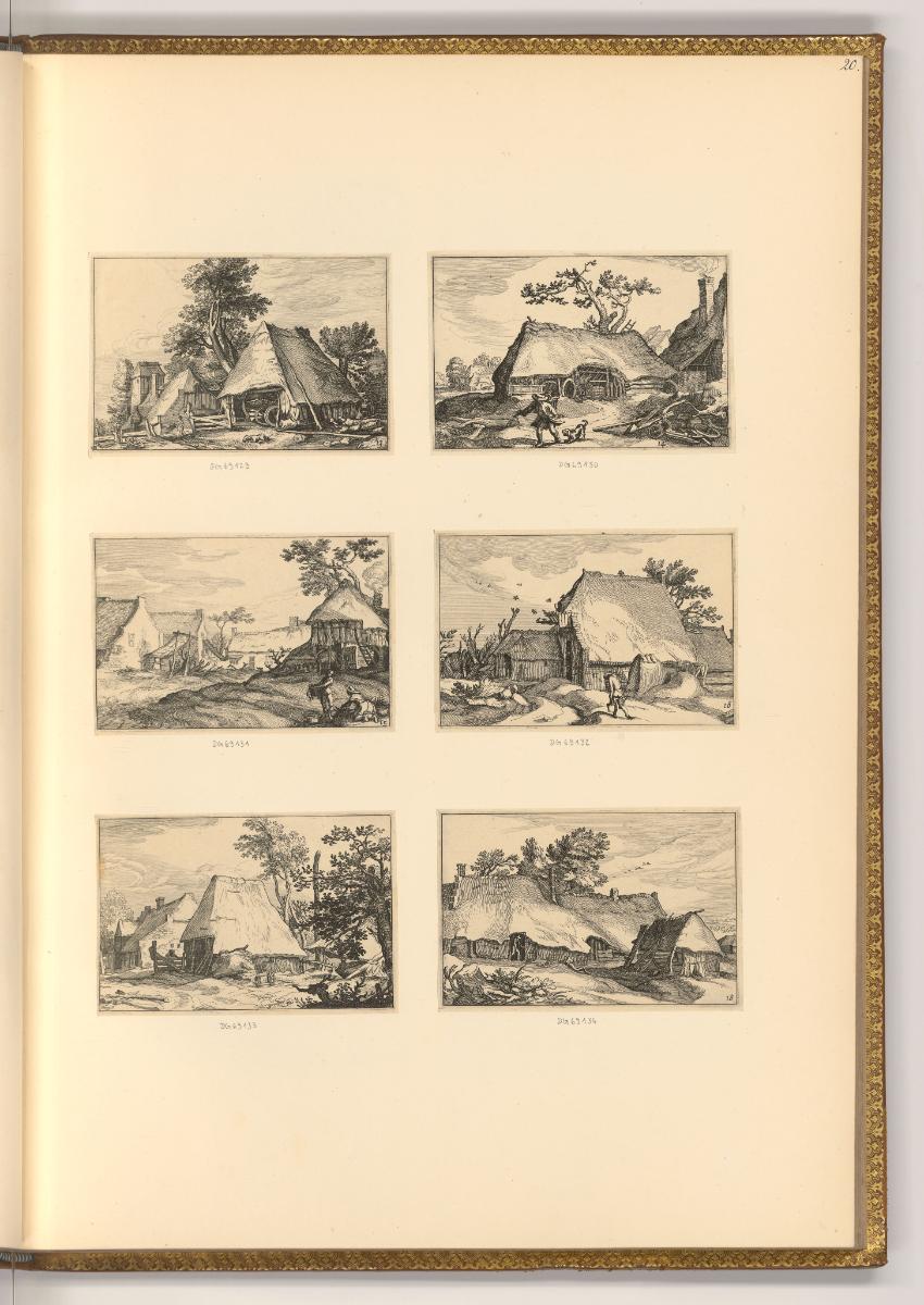 Claes I. Visscher. Pieter Serwouter. Helles Gerrits. I. de Gheyn le fils., Landschaften und Bau…