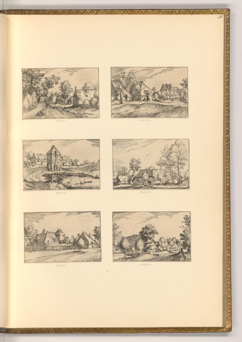Claes I. Visscher. Pieter Serwouter. Helles Gerrits. I. de Gheyn le fils., Landschaften, Inv. N…