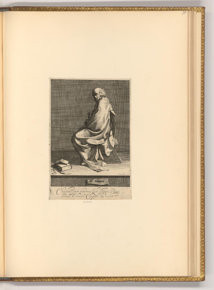 Claes I. Visscher. Pieter Serwouter. Helles Gerrits. I. de Gheyn le fils., S. Petrus, Inv. Nr.:…