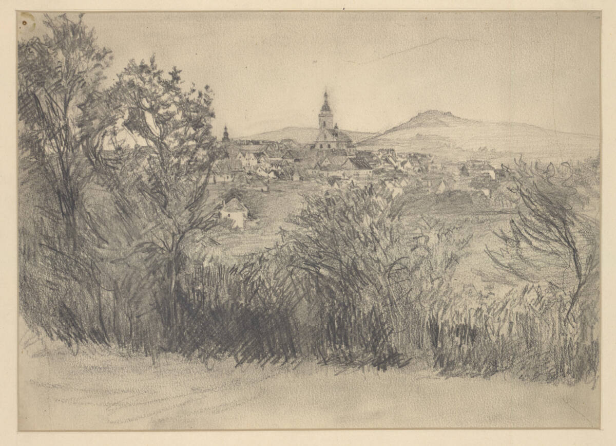 Ansicht der Stadt Mies, Franz Rumpler