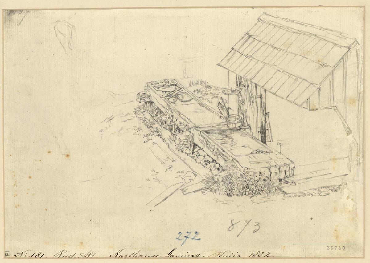 Rudolf von Alt, Brunnen, Inv. Nr.: 30740v