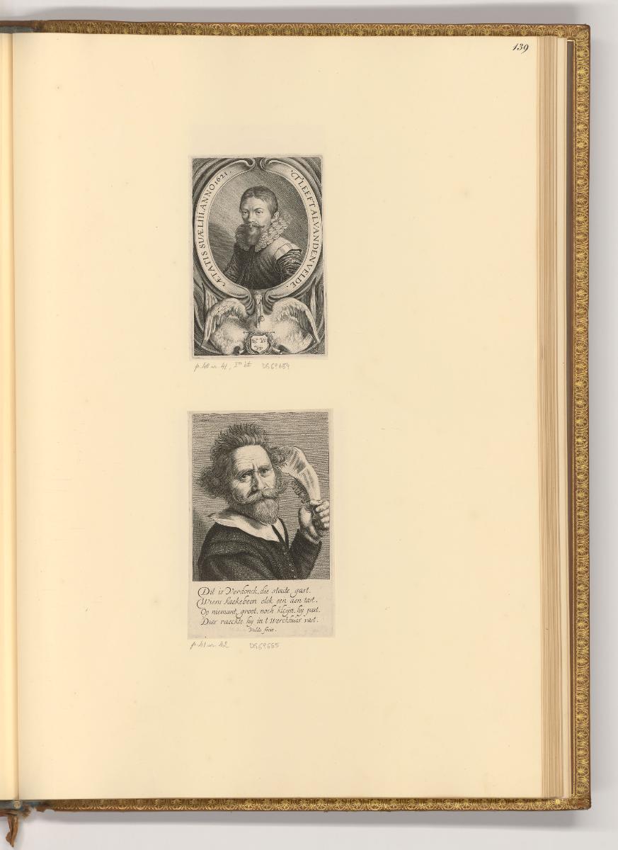 Esias en Jan van den Velde, Porträt Jan van de Velde d. Ä.; Pieter Verdonck, Inv. Nr.: Holland …