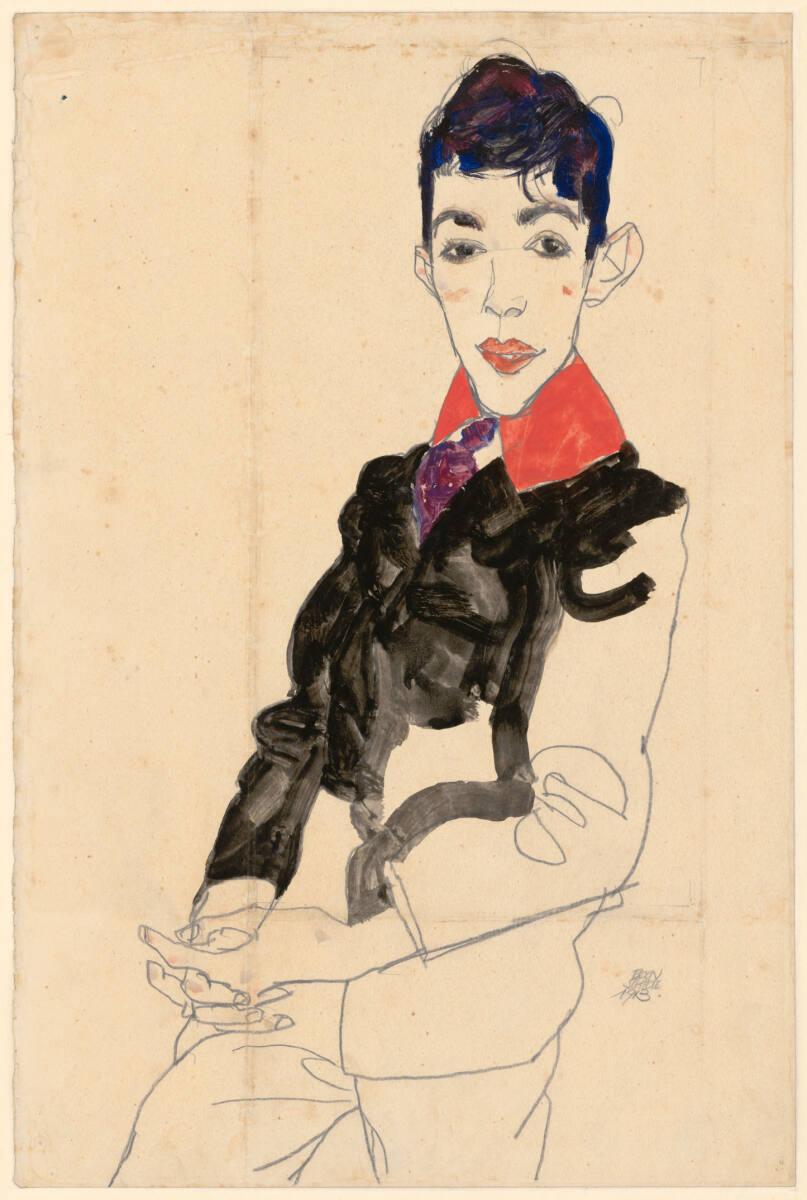 Egon Schiele, Knabenbildnis Erich Lederer, Inv. Nr.: 31120