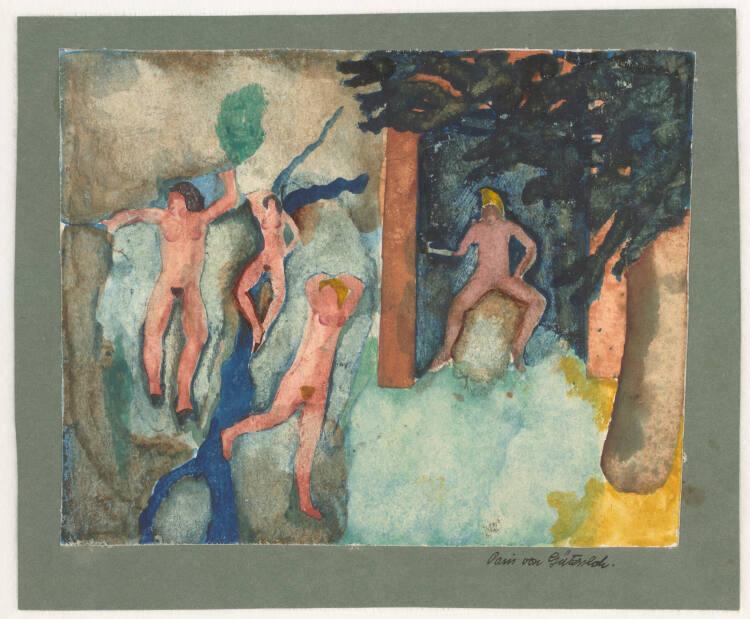 Albert Paris Gütersloh, Das Urteil des Paris, Inv. Nr.: 31342