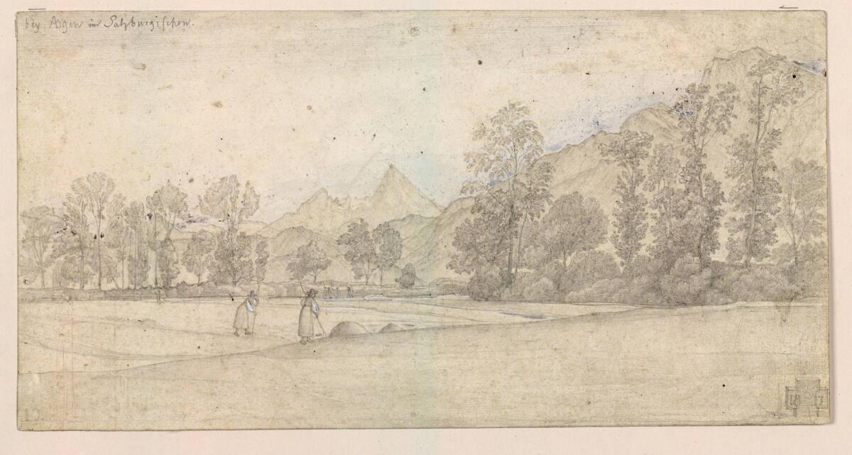 Ferdinand Olivier, Bey Aigen im Salzburgischen, Inv. Nr.: 31441