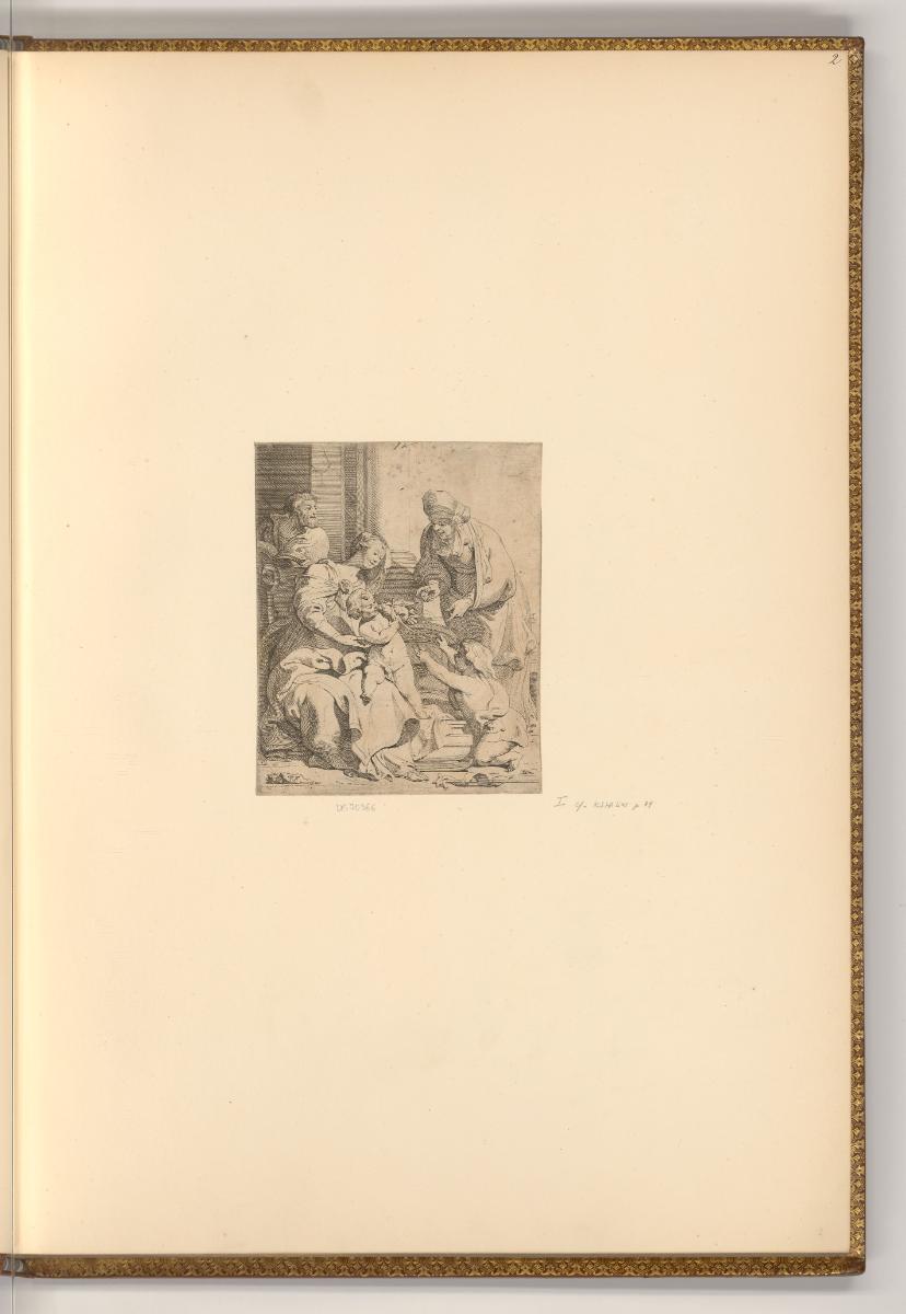 Théodore van Thulden., Heilige Familie mit hl. Elisabeth und Johannesknaben, Inv. Nr.: Holland …