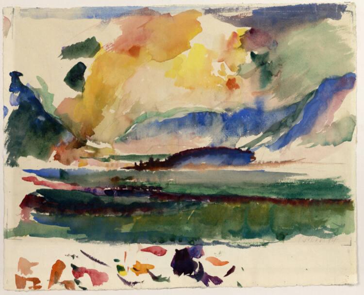 Herbert Boeckl, Weite Landschaft, Inv. Nr.: 31489