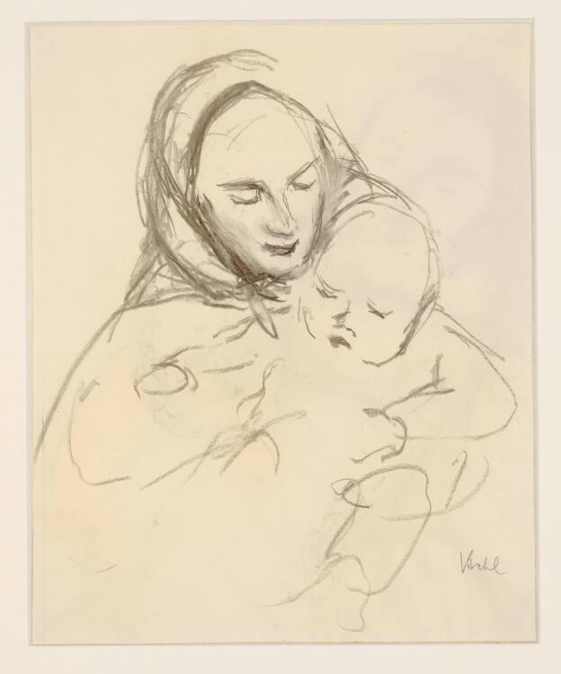 Vilma Eckl, Mutter mit Kind, Inv. Nr.: 31591r