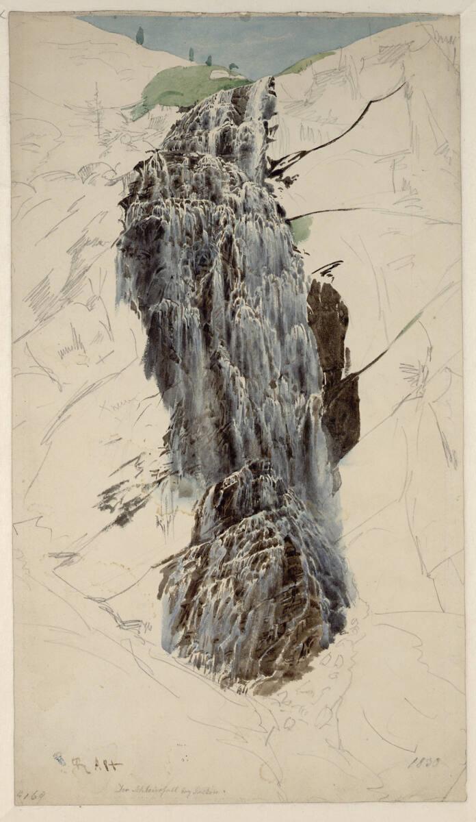 Rudolf von Alt, Der Schleierfall bei Gastein, Inv. Nr.: 31615
