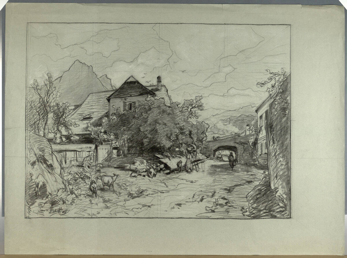 Landschaft, Eduard Peithner von Lichtenfels, 1890