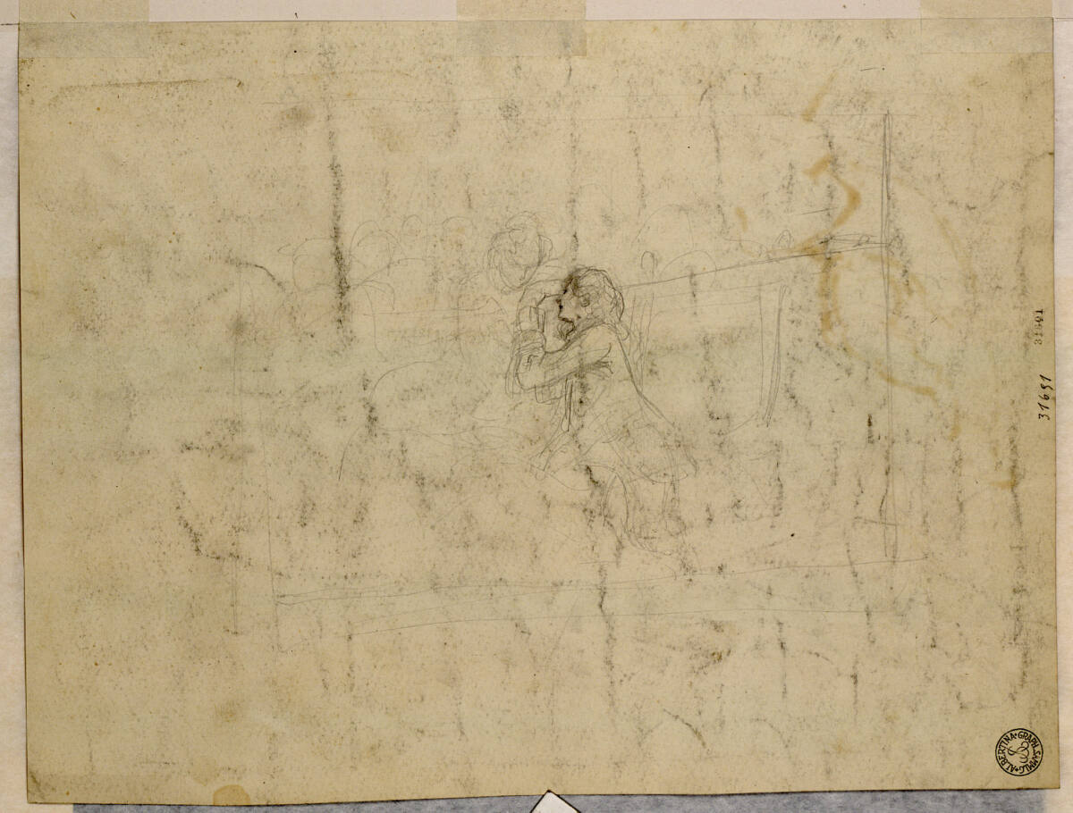 Figurenstudie, Cecil van Haanen, 1872