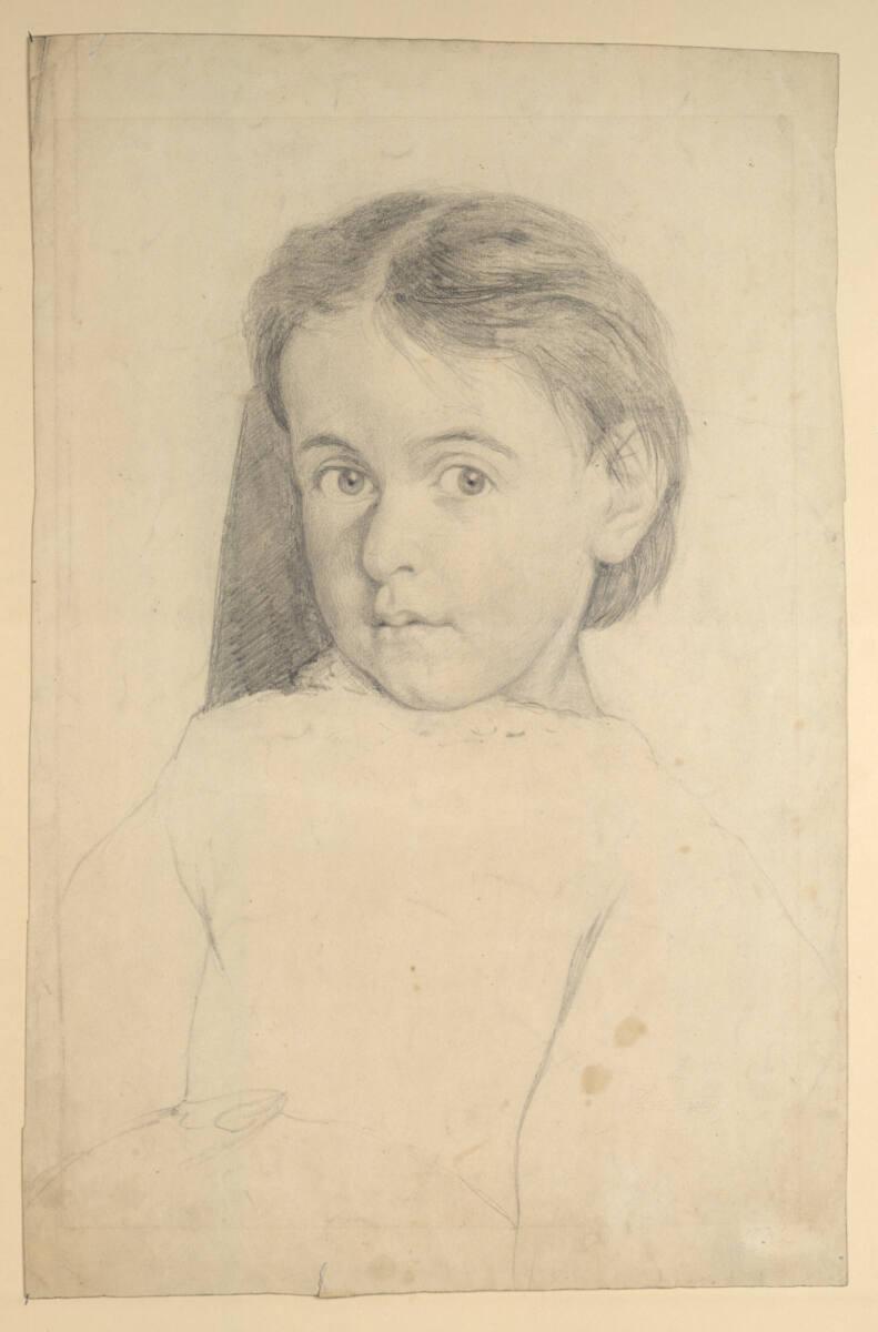 Cecil van Haanen, Brustbild eines kleinen Mädchens, Inv. Nr.: 31768r