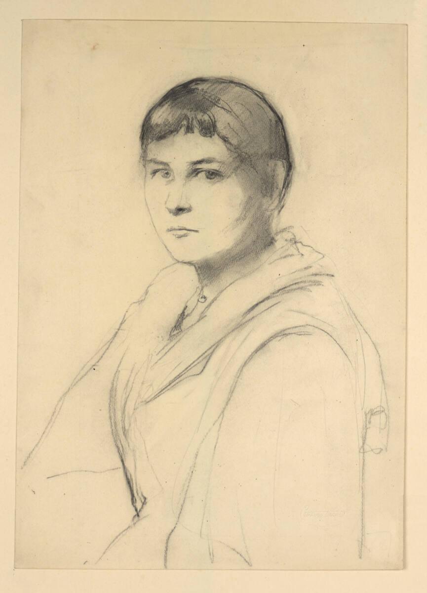 Cecil van Haanen, Brustbild einer Frau, Inv. Nr.: 32378r