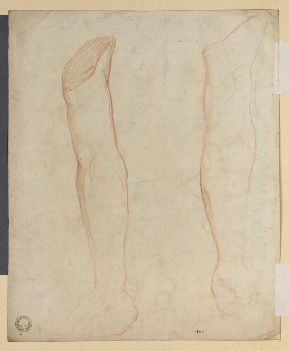 Cecil van Haanen, Beinstudien, Inv. Nr.: 32400v