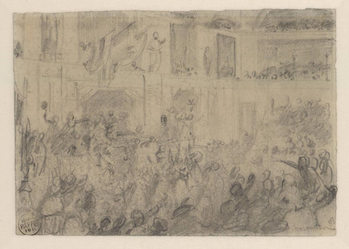 Auguste Raffet, Boissy d'Anglas in der Nationalversammlung, am 20. Mai 1795, Inv. Nr.: 32641