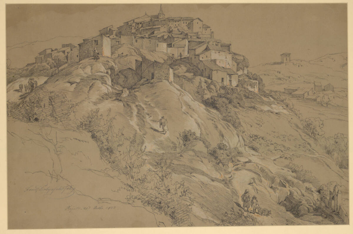 Blick auf Roiate, Franz Joseph Dobyaschofsky, 1835