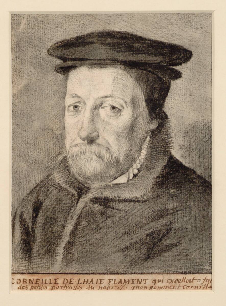 Bildnis des Porträtmalers Corneille de Lyon (De La Haye), Corneille de Lyon