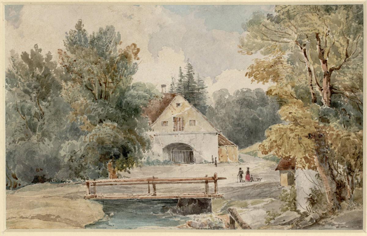 Moritz Leybold, Die Höldrichsmühle in der Hinterbrühl, Inv. Nr.: 32832