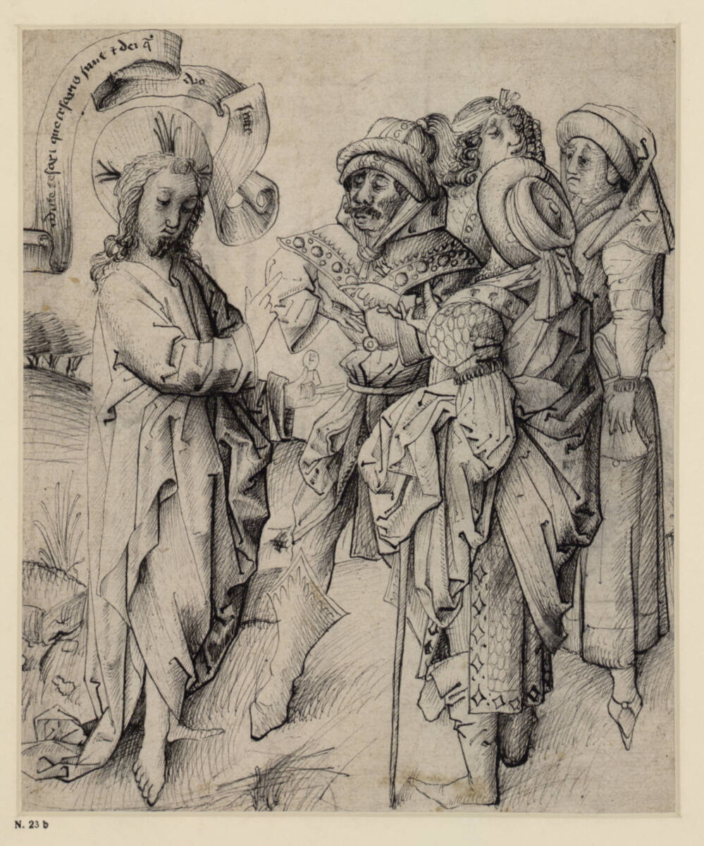 Anonym, Der Zinsgroschen (Matth. 22, 17-22; Luk. 20, 24-25)