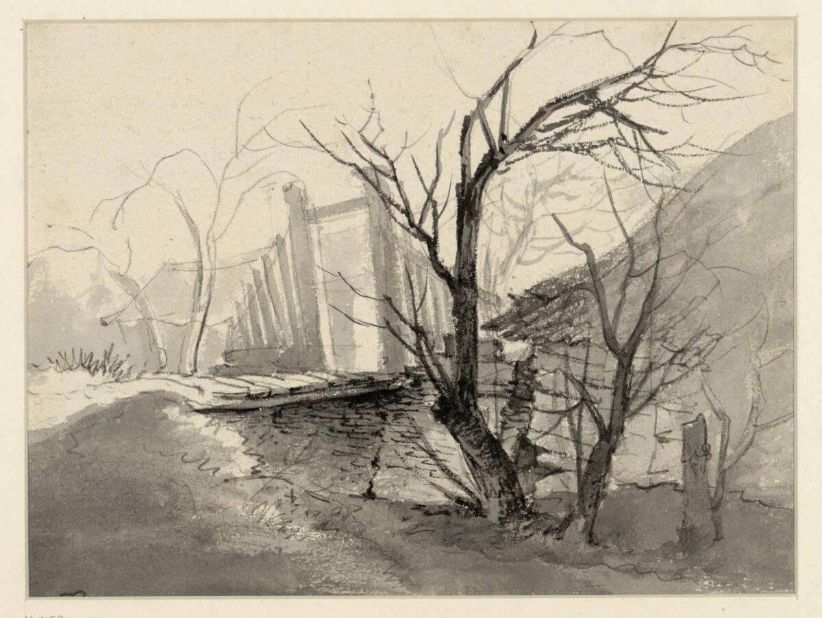 Anonym, Landschaft mit Bäumen, Inv. Nr.: 32918