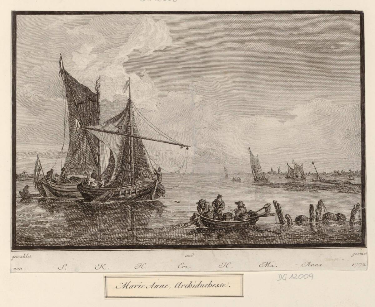Maria Anna Josepha Antonia Erzherzogin von Österreich, Seestück, Inv. Nr.: DG12009