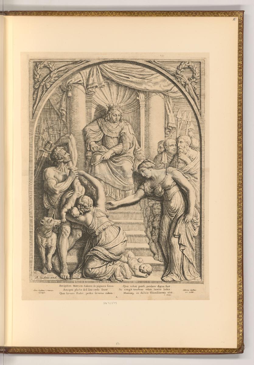 Erasme et Hubert Quellinus, Das Urteil des Salomon, Inv. Nr.: Holland nach Sektionen III/13, H/…