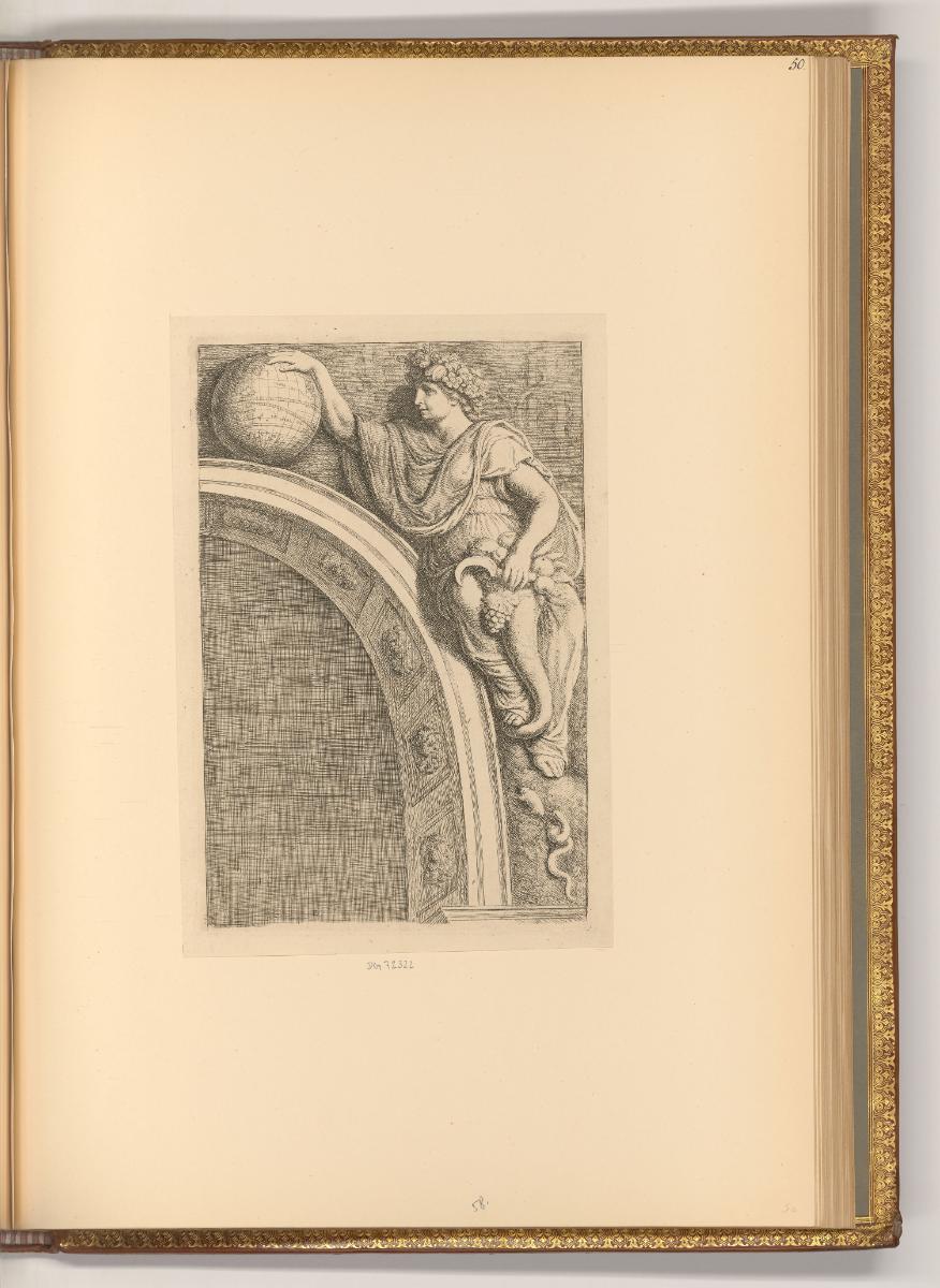 Erasme et Hubert Quellinus, Weibliche Bogenfigur mit Weltkugel und Früchte, Inv. Nr.: Holland n…