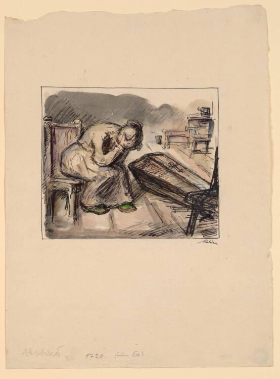 Alfred Kubin, Abschied, Inv. Nr.: 33285