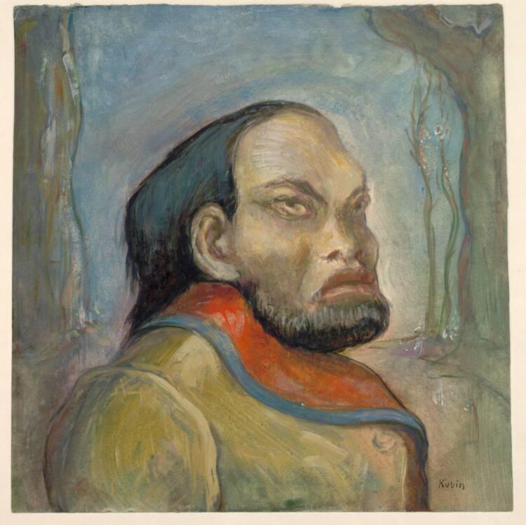 Alfred Kubin, Phantasiekopf, Inv. Nr.: 33342