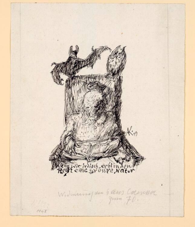 Alfred Kubin, Alter, Inv. Nr.: 33401
