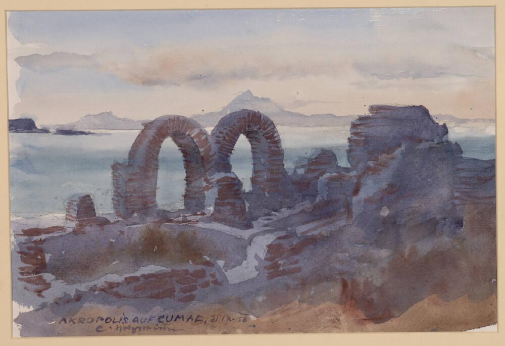Clemens Holzmeister, Akropolis auf Cumae, Inv. Nr.: 33410