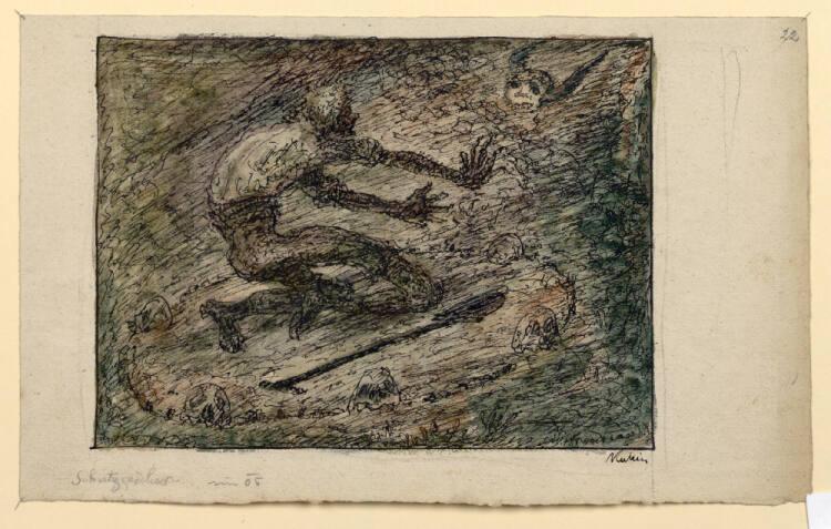 Alfred Kubin, Schatzgräber, Inv. Nr.: 33422