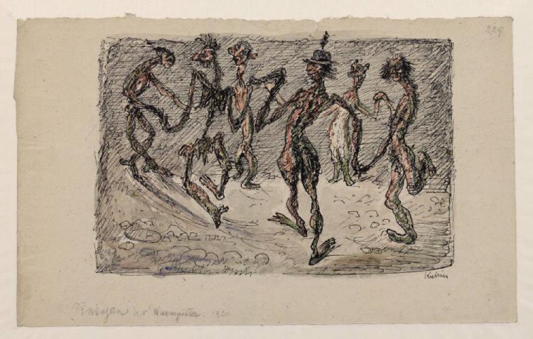 Alfred Kubin, Reigen der Wassergeister, Inv. Nr.: 33508