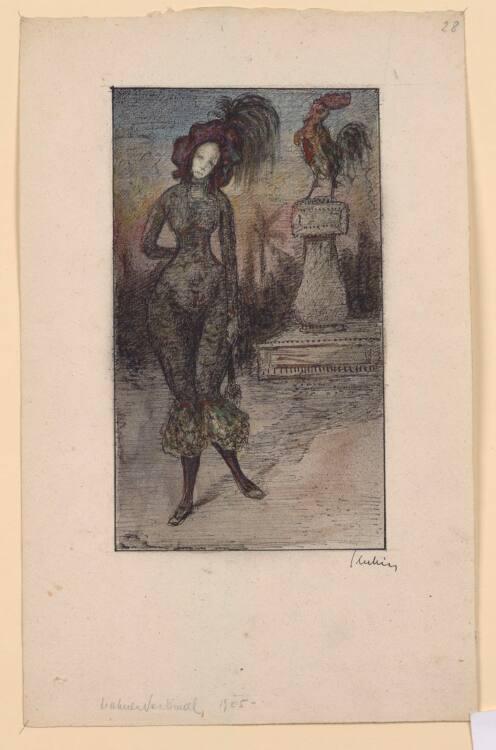 Alfred Kubin, Hahnendenkmal, Inv. Nr.: 33527