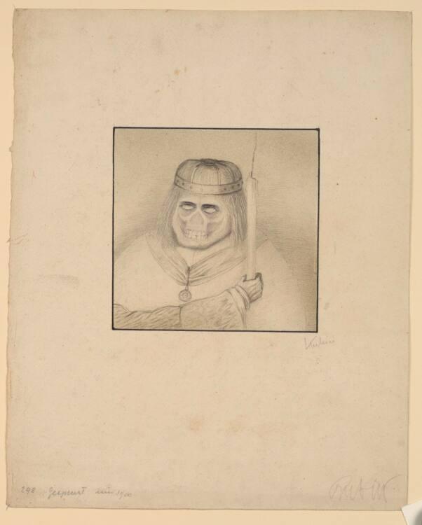 Alfred Kubin, Gespenst, Inv. Nr.: 33542